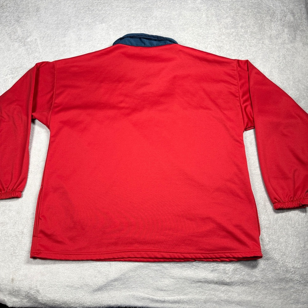 USOC Olympics Quarter Zip Pullover Mens XXL Red Blue London 2012 Made in USA - Picture 8 of 9